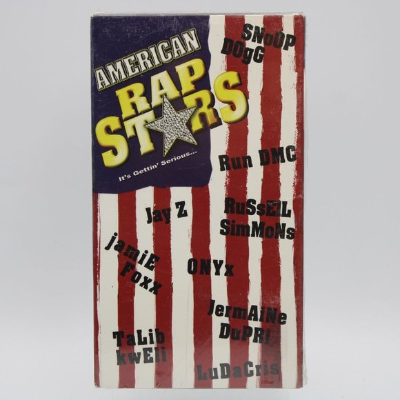 American Rap Stars VHS 2002 Snoop Dogg Run DMC Russell Simmons Jay-Z Ludacris - Picture 1 of 6
